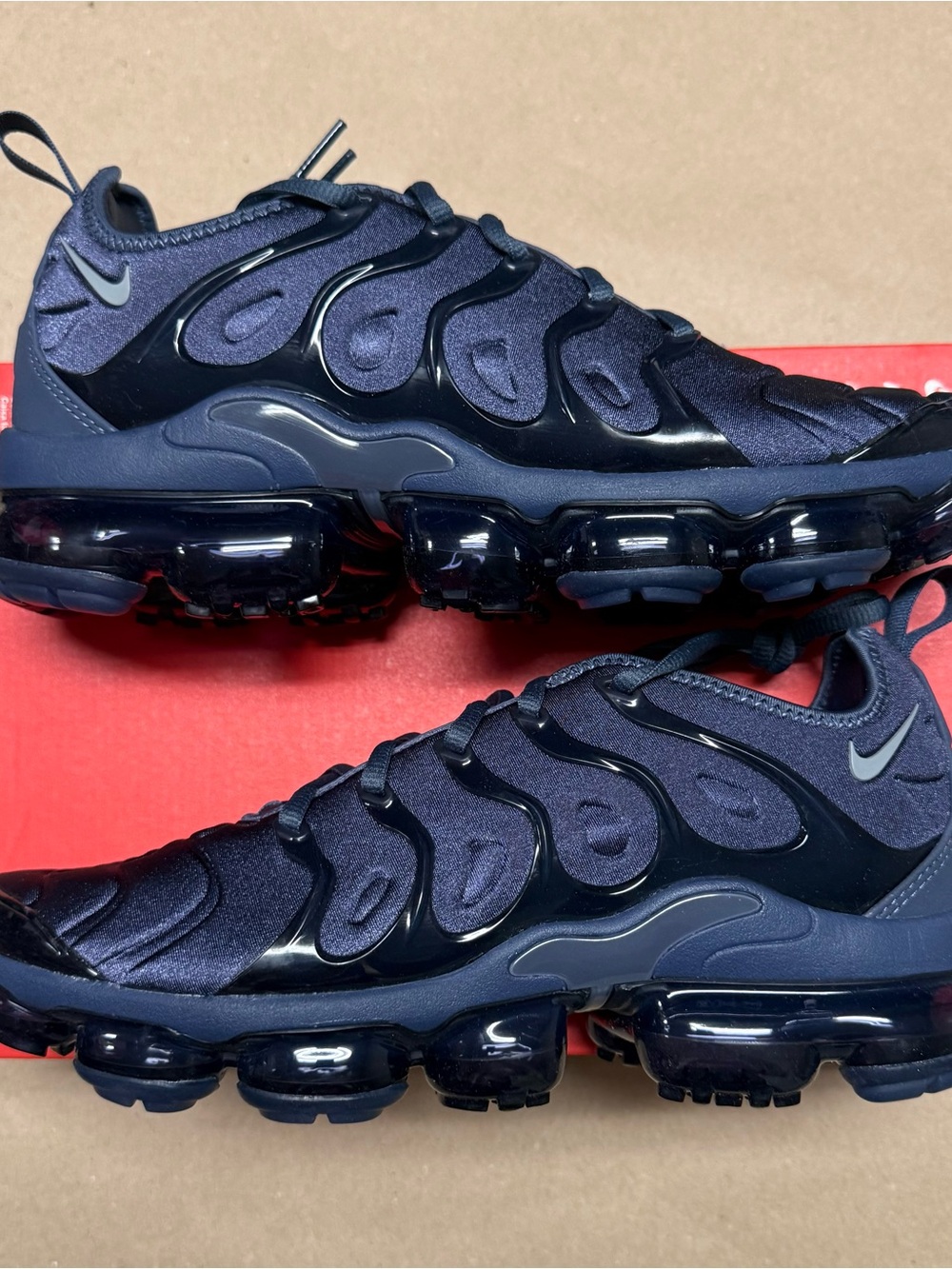 Nike Kids VaporMax Plus Sneakers - Navy/Black